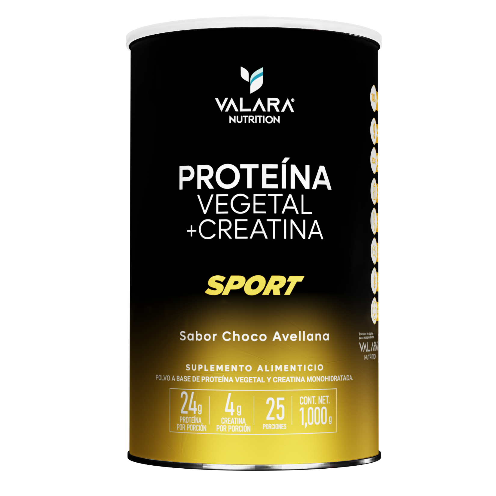 Proteína Sport: Proteína Vegana con Creatina Monohidratada | 1 Kg