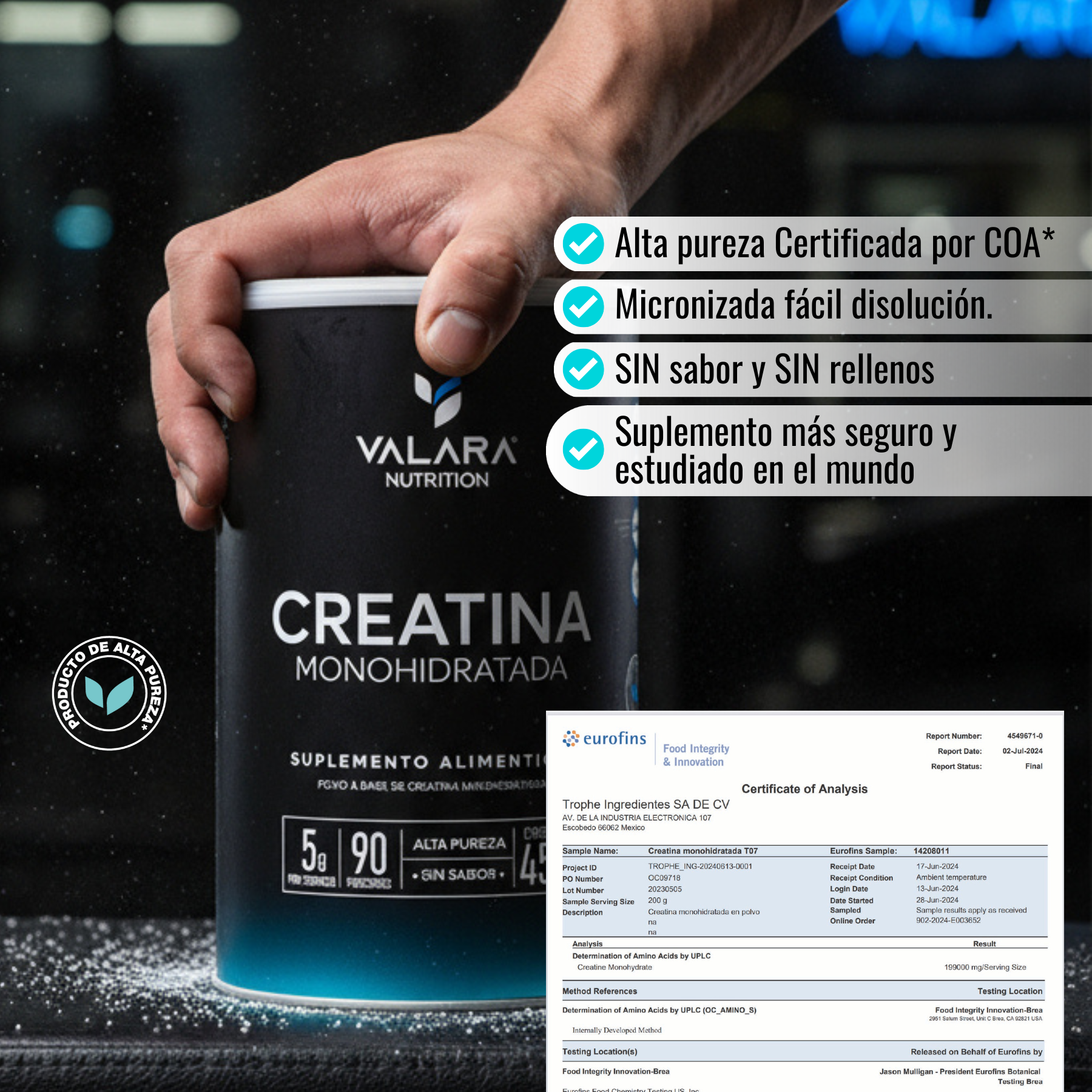 Creatina Monohidratada