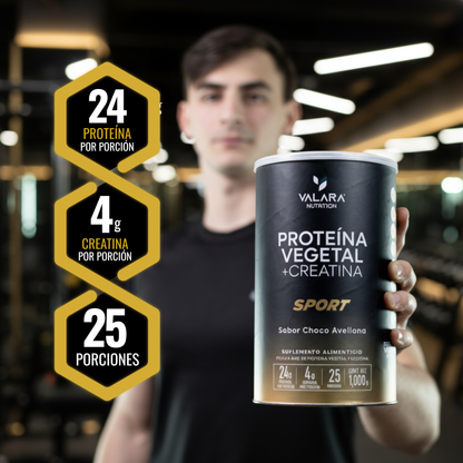 Proteína Sport: Proteína Vegana con Creatina Monohidratada | 1 Kg