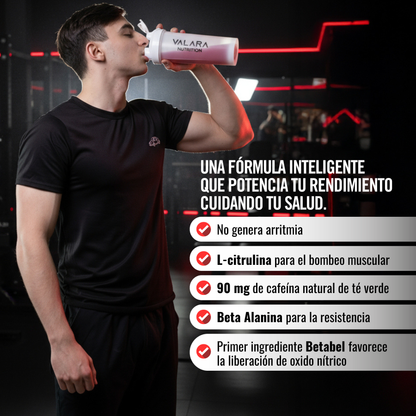 Firenox Pre-Entreno Natural  sabor Red Punch 180g