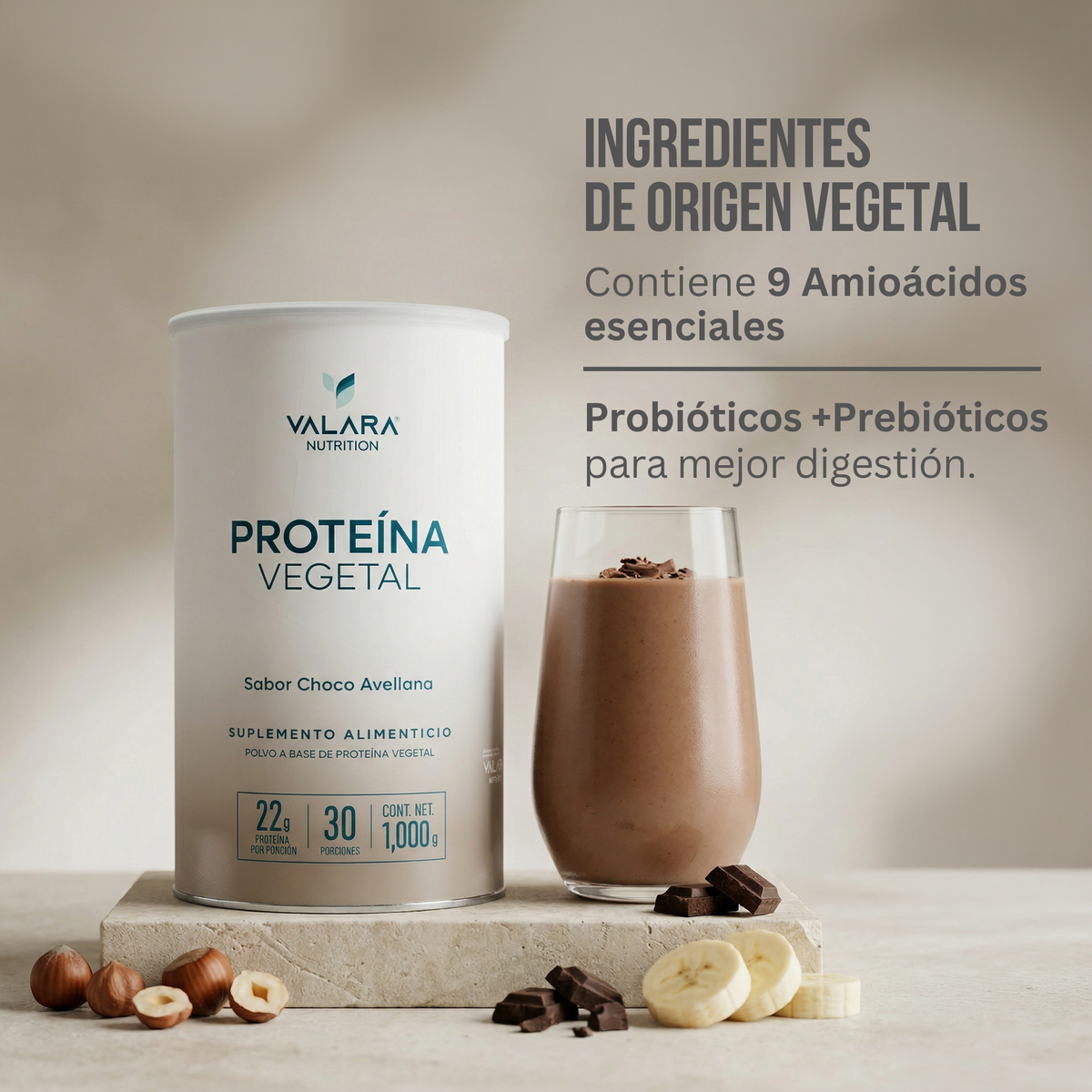 Proteína Vegetal sabor Choco Avellana