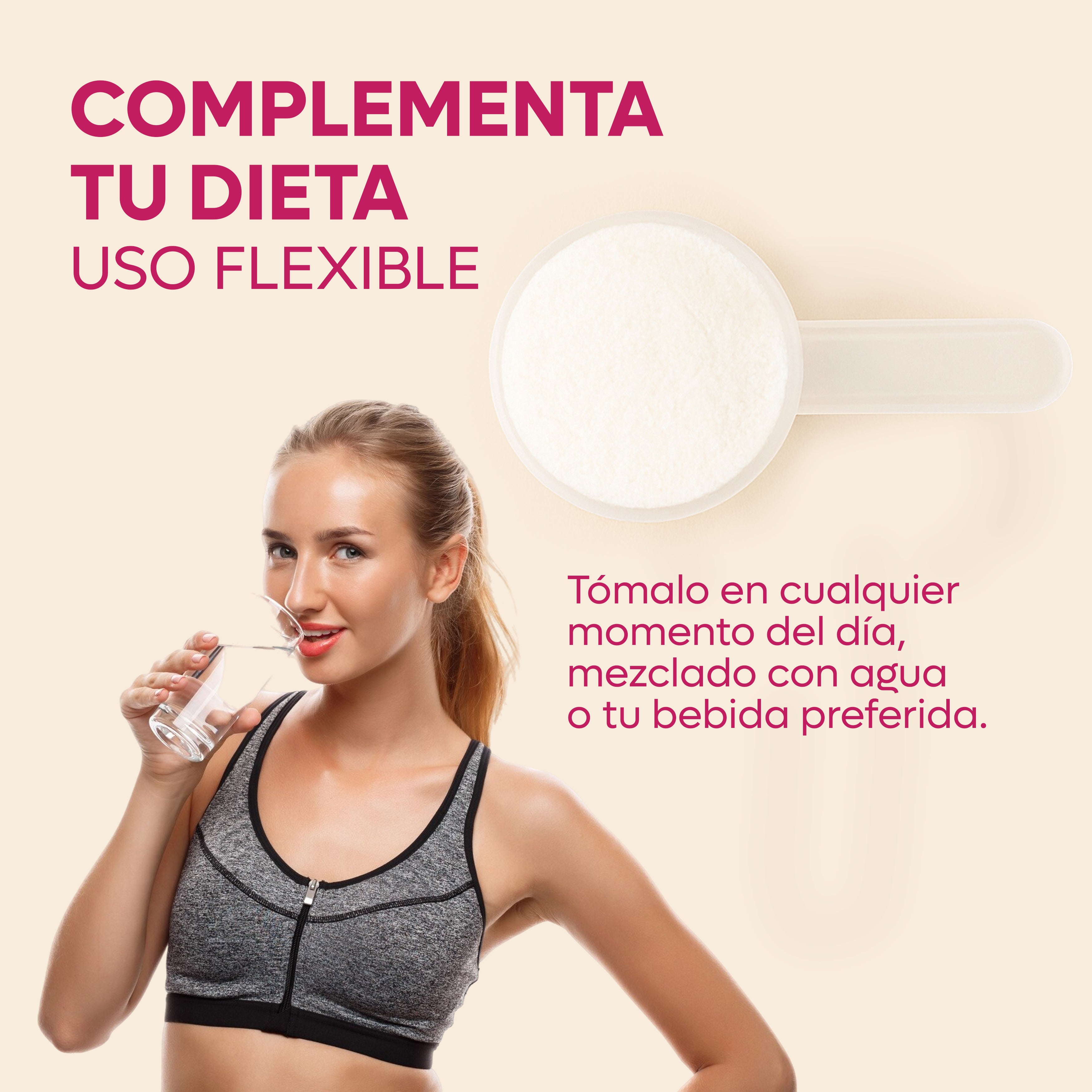 GLOWiN Colágeno Hidrolizado con Myo &amp; D-Chiro Inositol 40:1, Ácido Hialurónico y Biotina – 300g
