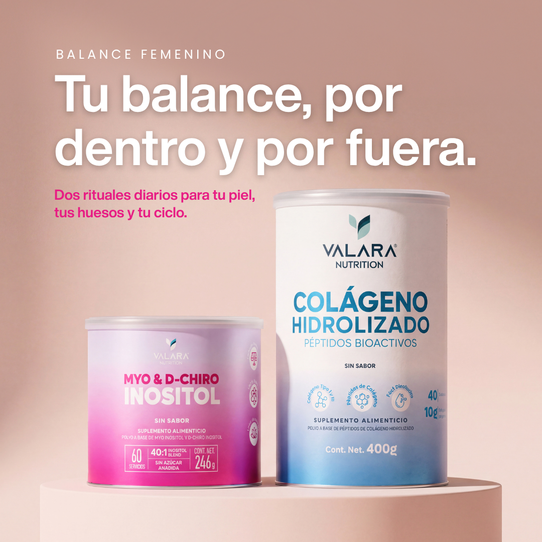 Balance Femenino · Colágeno Hidrolizado + Myo & D-Chiro Inositol