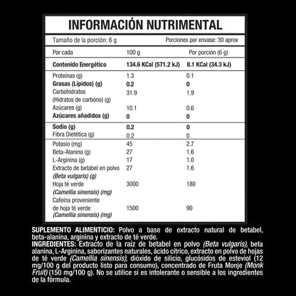 Firenox sabor Red Punch 180g