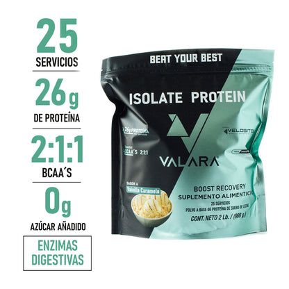 Isolate Protein sabor Vainilla Caramelo 2lb (908g)