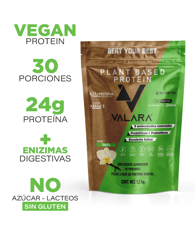 Proteína Vegana sabor Vainilla